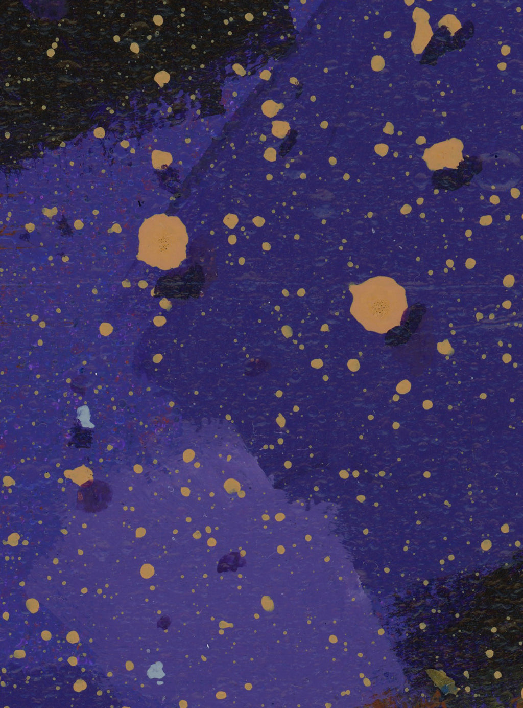 "Purple Gold 256" an Original Acrylic Abstract Painting. Measures 8x8.