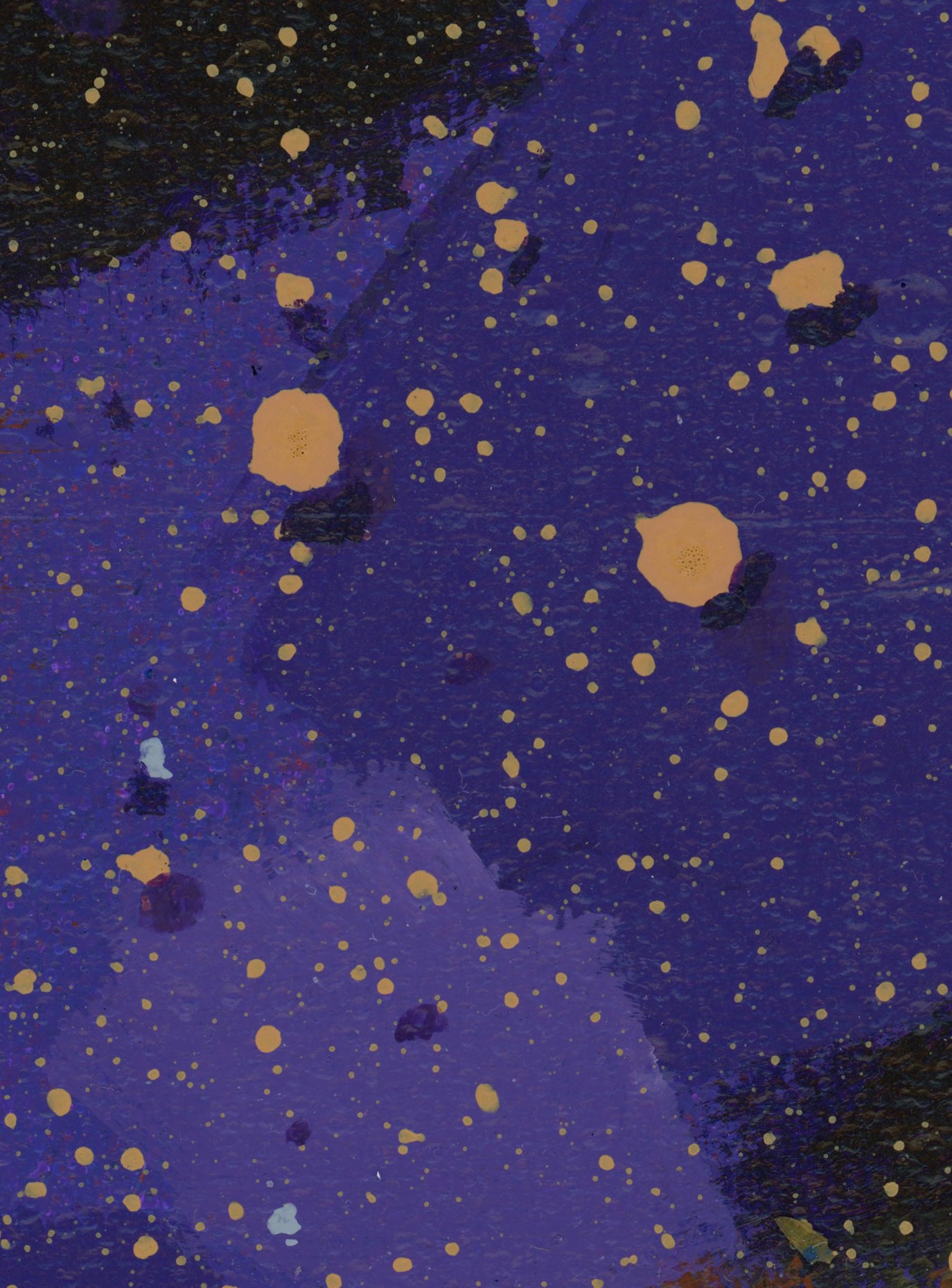 "Purple Gold 256" an Original Acrylic Abstract Painting. Measures 8x8.