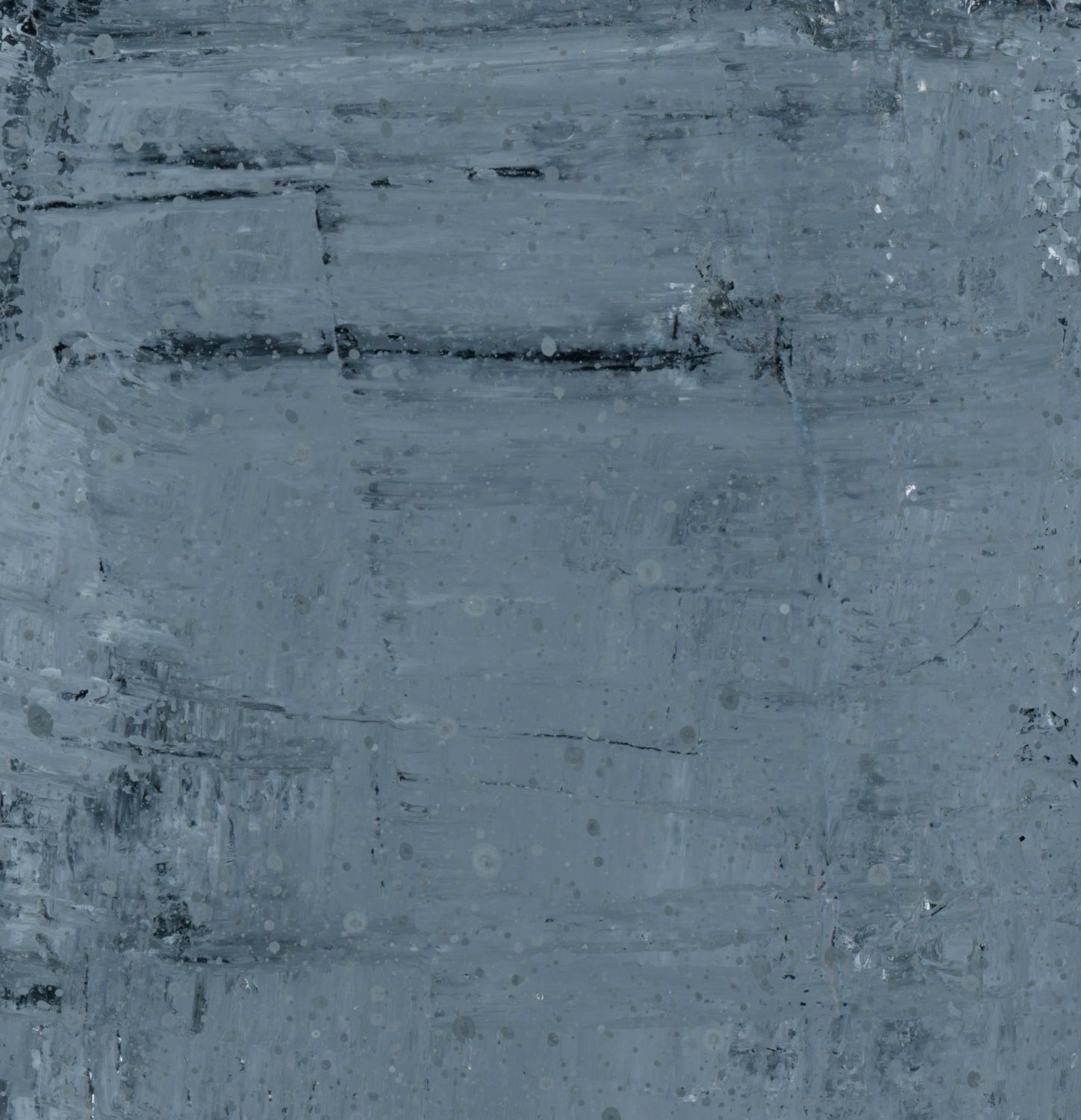 "Silver Black 19" an Original Acrylic Palette Knife Abstract Painting. Measures 8" x 10"